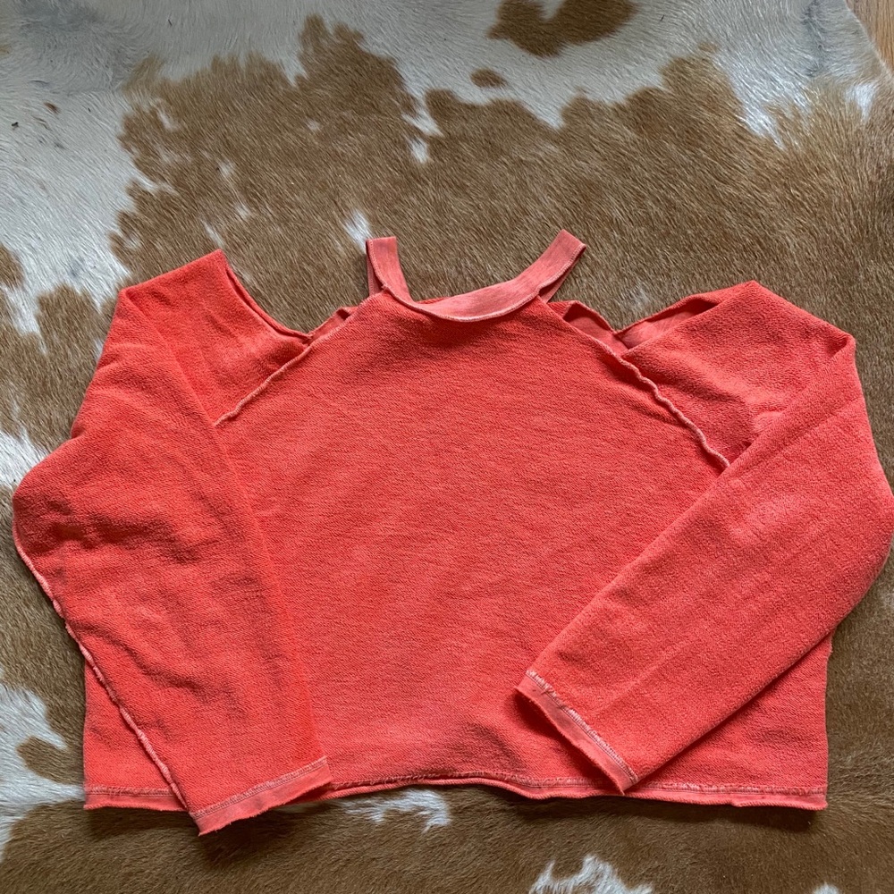 Free People cold shoulder top!